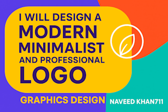 graphics design a modern, minimalist, and professional