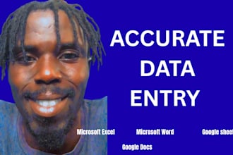 be your  accurate CRM data entry specialist