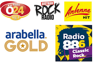 do organic music advertisement and promote on popular austria radio