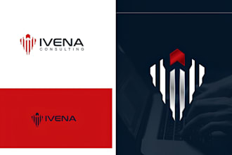 do modern startup, technology, and cyber security logo design