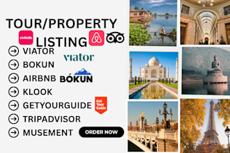 list and optimize your product on viator getyourguide klook tripadvisor musement