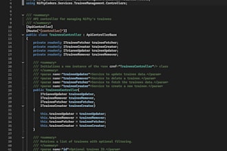 build or enhance your backend using nodejs or aspnet web API