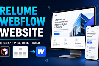 design a relume webflow website