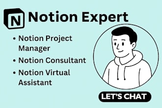 be your notion expert, notion consultant and notion virtual assistant