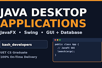 develop java desktop applications with javafx and swing gui