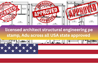 licensed architect structural engineering pe stamp in new jersey colorado idaho