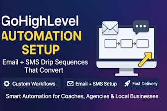 build high converting gohighlevel SMS and email automation campaigns