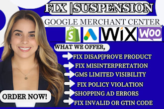 fix google merchant center suspension, gtin policy issues and misrepresentation
