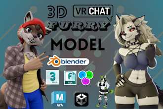 custom vrchat avatar furry vrchat anime nsfw avatar