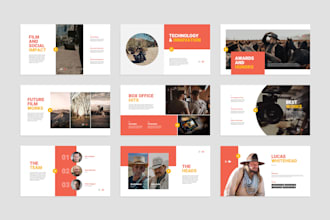 create film pitch deck presentation, movie powerpoint pitch deck