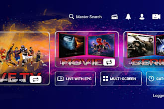 rebrand iptv apps, smarter, nextv, tivimate, unity with full admin panel access