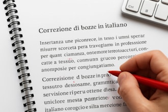 revisione linguistica professionale per testi italiani