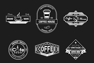 make food drink restaurant logo and line art design