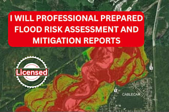 create detailed flood risk assessment and mitigation reports