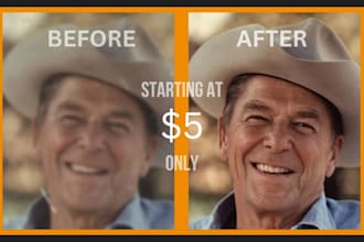 restore and enhance old or picture with ai