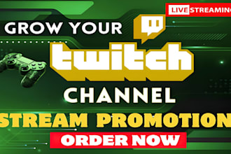 promote your twitch channel to organic boost your live viewers seo optimization