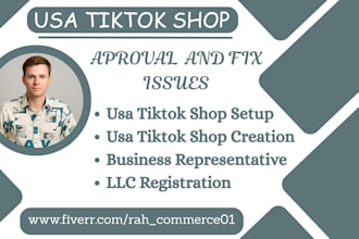 create verified USA tiktok shop setup USA tiktok shop fix manage USA tiktok shop