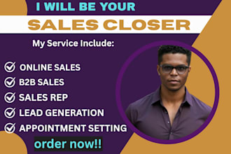 commission based sales closer high ticket sales closer b2b sales