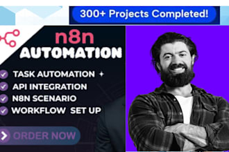 build n8n or zapier ai automation for your business