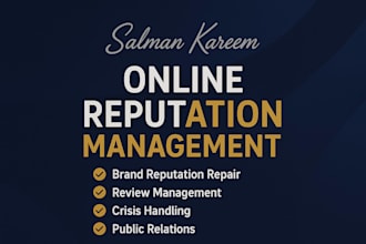 help to improve your online reputation management
