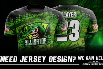 do custom jersey design or sublimation design