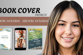 design ebook cover design, paperback design and KDP cover design