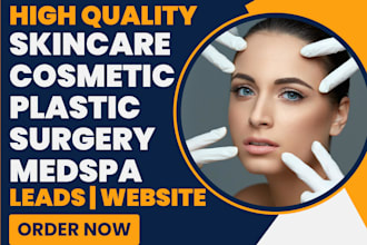 generate skincare, clinic leads medspa, cosmetic, plastic surgery lead website