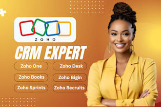 zoho books analytics bigin crm one desk sprint recruit website canva workbook