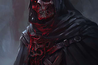 fantasy horror and fantasy horror character
