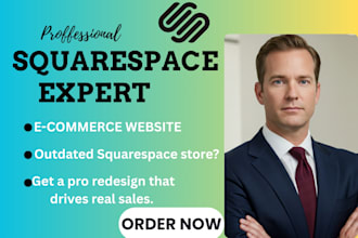 design squarespace ecommerce website, store that boosts sales and online growth
