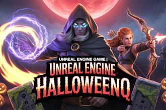 do unreal engine game development, develop unreal engine halloween, video game