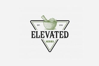 design unique medicinal herb company and farm logo
