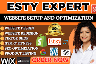 optimize spain kids esty shop seo listing tiktok shop audit esty setup