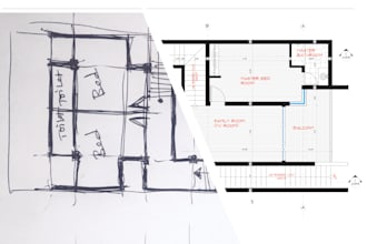 convert PDF, sketch, or old blueprint to an autocad drawing