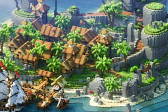 build minecraft game minecraft builder minecraft house spawn hub worldpainter