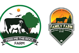 design high quality agriculture farm goat seep logo