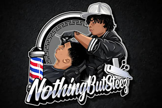 design an outstanding barber shop logo