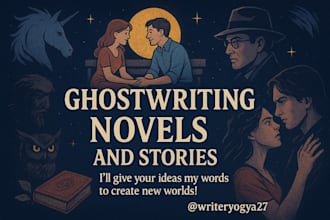 ghostwrite story novella web novel or novel for you