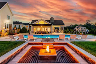 be landscape architect for your backyard landscape design, landscape rendering