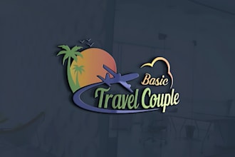 design a travel and hotel, tour, travel agency logo for you