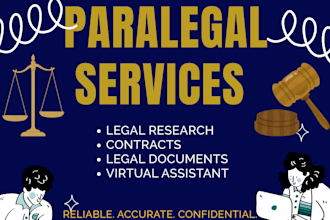 provide professional legal virtual assistant services