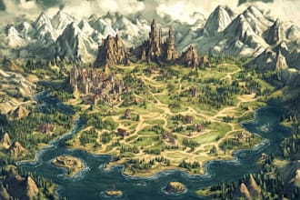 maps for your fantasy game, book and projects