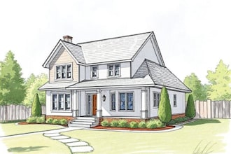 draw illustrations or sketches of your house and buildings
