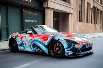 do vehicle wrap design, van wrap design, car wrap design