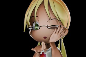 model your character in blender