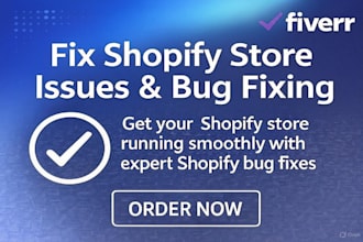 fix your shopify store issues and bugs