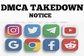 send dmca takedown notice to remove reddit,onlyfans,google,instagram,facebook