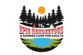 design outstanding epic summer camp logo for adults