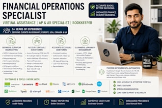 be your finance operations manager and bookkeeper, netsuite, qbo, xero