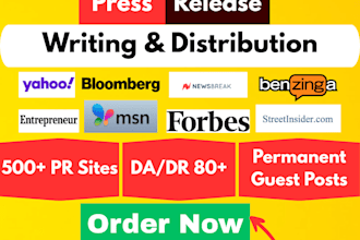 do guest post and press release on premium media sites